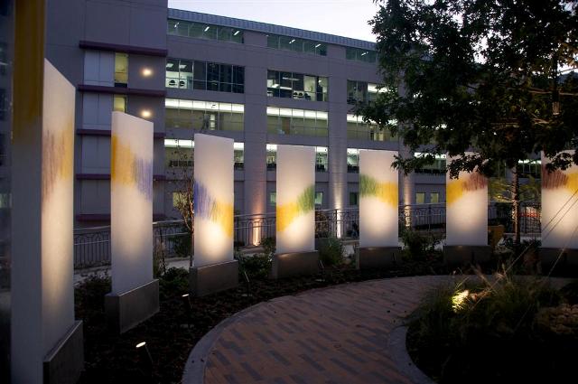 Children's Medical Center Garden Glass Panels